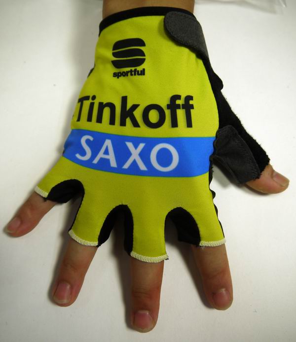 Handschoenen Saxo Bank Tinkoff 2015 geel